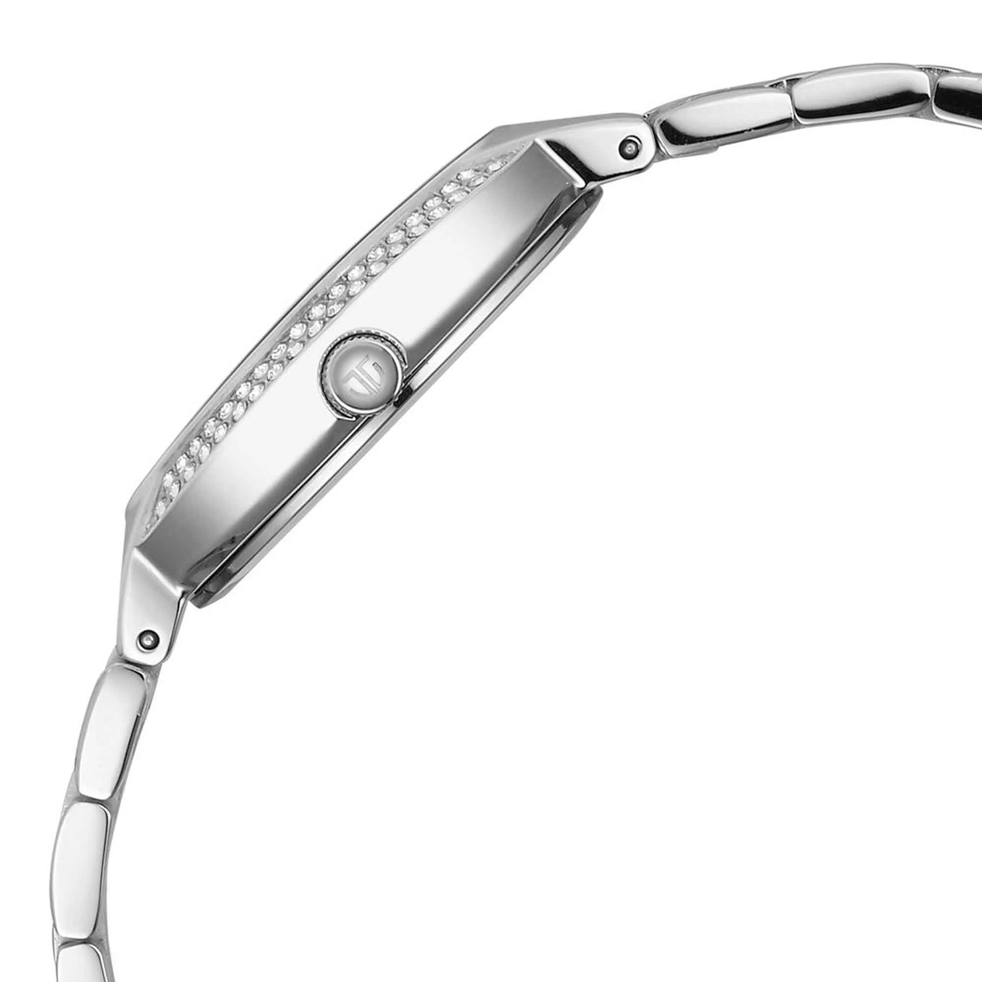 Titan Metro Quartz Analog Silver Dial Stainless Steel Strap Watch For Women - Image 4