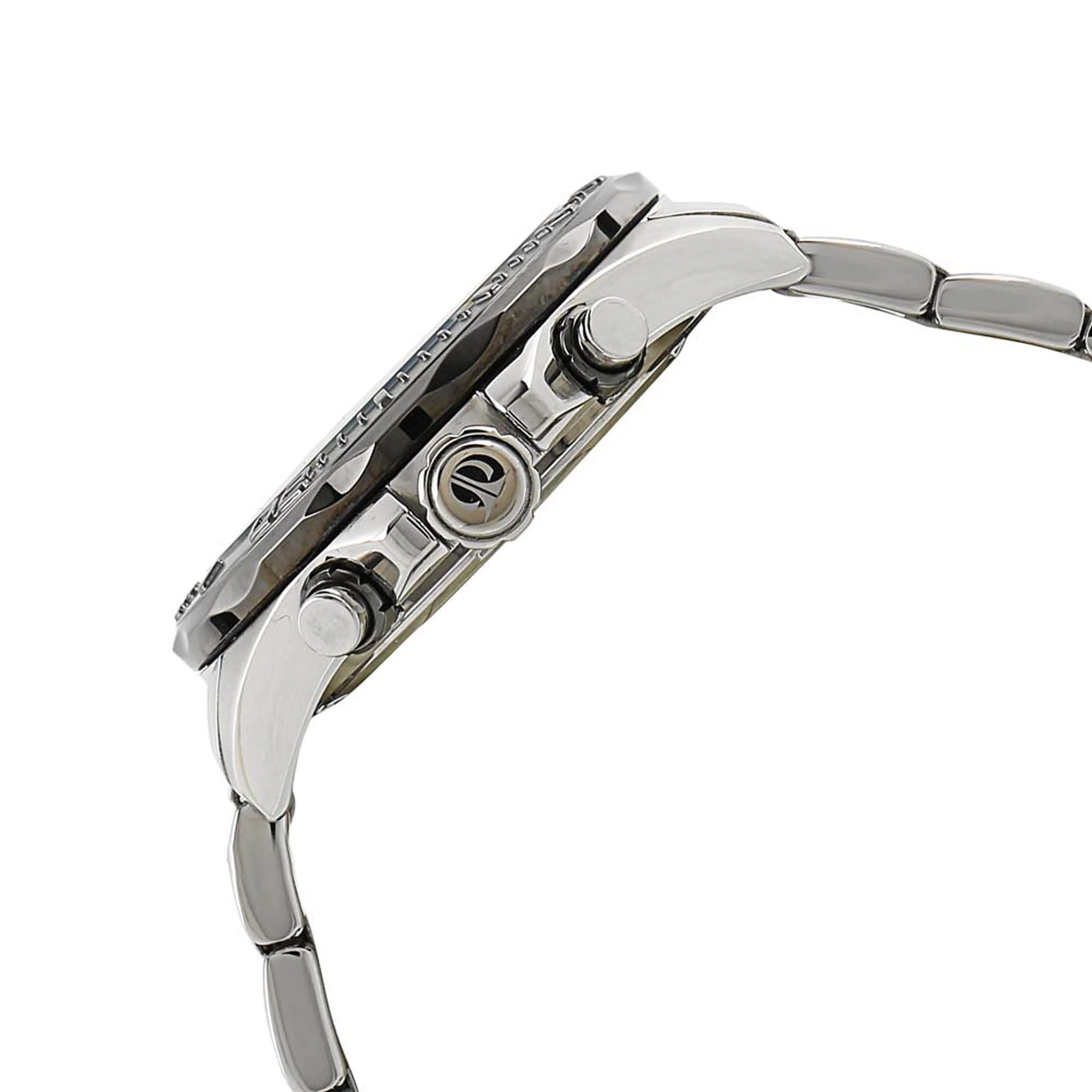 Titan Octane Black Dial Chrono Stainless Steel Watch for Men - Image 3