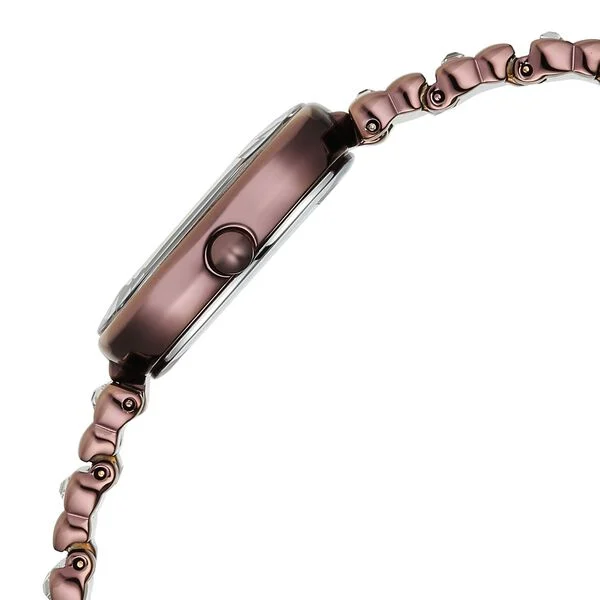 Titan Raga Glimmers Quartz Analog Brown Mother Of Pearl Dial Brown Metal Strap Watch For Women - Image 5